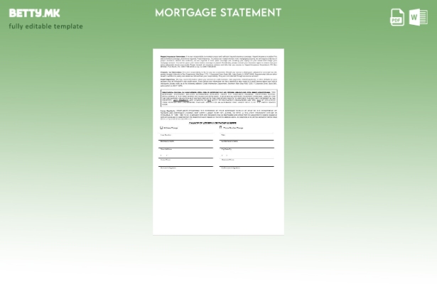 модерен стил Словенија Адико банкарски извештај за хипотека во шаблон формати  1